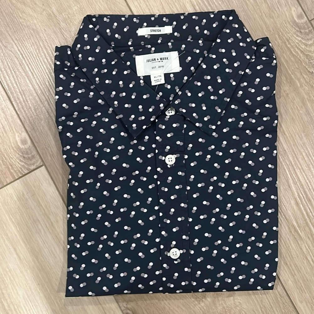 Julian & Mark Ryan Geo Print Button Down Shirt - image 2